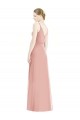 Cheap Romantic Full length Long Chiffon Bridesmaid Dress Canada