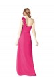 Cheap Full Length One Shoulder Chiffon Bridesmaid Dress Canada