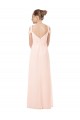 Cheap Chiffon Sweetheart Bridesmaid Dress with An Illusion Overlay Canada