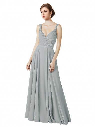 Cheap Figure Flattering Chiffon Bridesmaid Dress with Beaded Detail Canada