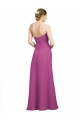 Cheap Sweetheart Neckline Pleated Chiffon Bridesmaid Dress with Low Back Canada