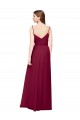 Cheap Wrapped Sweetheart Neckline Long Chiffon Bridesmaid Dress  Canada