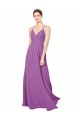 Cheap Braided Straps Cross Back Sweetheart Chiffon Bridesmaid Dress Canada