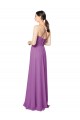 Cheap Braided Straps Cross Back Sweetheart Chiffon Bridesmaid Dress Canada