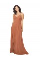 Cheap Chiffon Bridesmaid Dress with Tie Back Keyhole Canada