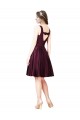 Cheap Classic Satin Bridesmaid Dress with V Back and Bow Detail Canada