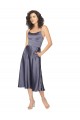 Cheap Midi Silky Satin Dress with Open Tied Back Canada