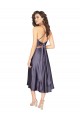 Cheap Midi Silky Satin Dress with Open Tied Back Canada