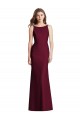 Cheap Open Cowl Back Bateau Neck Trumpet Bridesmaid Dress Canada
