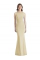 Cheap Criss Cross Twist Cutout Back Trumpet Bridesmaid Dress Canada