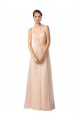 Cheap Sweetheart A-Line Tulle Bridesmaid Dress with Shirred Bodice Canada