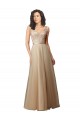 Cheap Long Tulle Bridesmaid Dress with Embroidery and Beading Canada