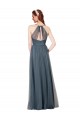 Cheap Beach-inspired Sweetheart Tulle Long Bridesmaid Dress Canada