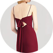 Cheap Tie Back Bridesmaid Dresses Canada